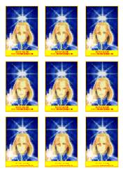 A�tar zp�edu s tenk�m zlat�m r�mem - velikost 5,5x8,5 cm ( jako doklad do pen�enky, 9 obr�zk� )