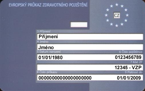 �ipov� zdravotn� karta VZP