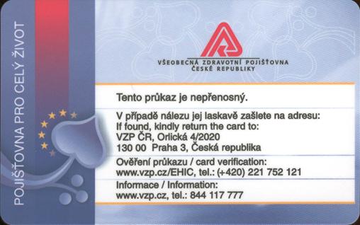 �ipov� zdravotn� karta VZP